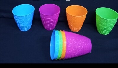 Kids plastic Water cups 4pcs #230877