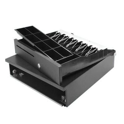 Interface Eletronic cash drawer blak. size 420X405X100mm RJ11 5B8C ECD-420X