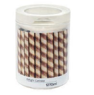 Double lock airtight canister 1270ml #8103