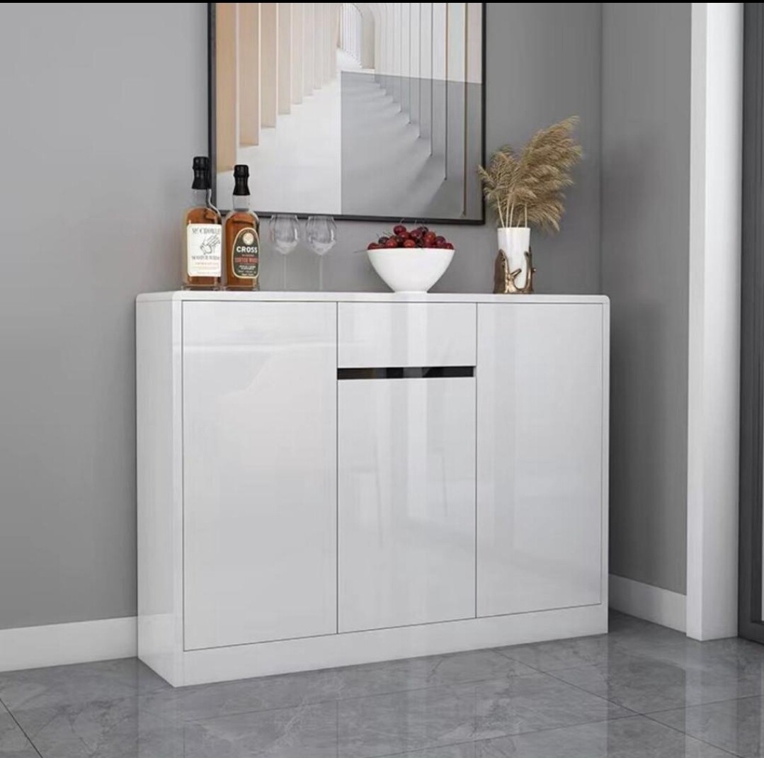Elegant Wall Drawers Sideboard 120cm White - Console Table CBG-10