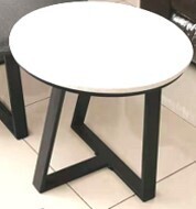 Round top coffee table with steel legs CT-10 dia 50cm