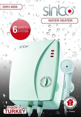 Sinbo SWH-4806 electric water heater Made In Turkey
