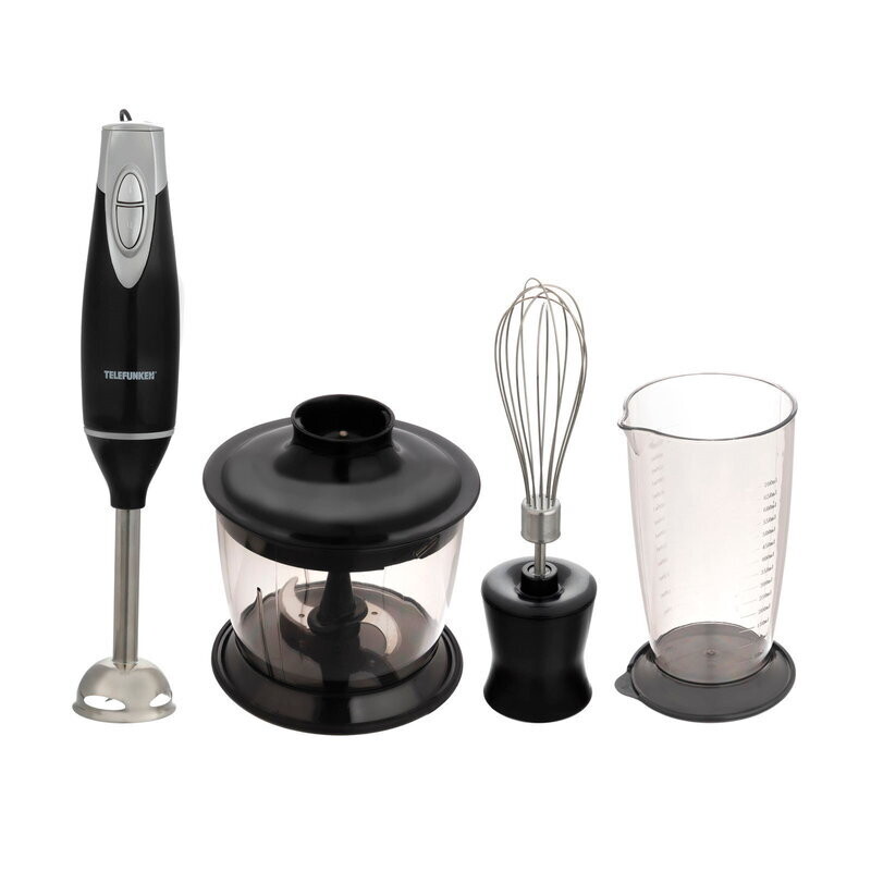 Telefunken TLF BS-410, Hand blender SET, 2 speeds, detachable blending rod, 700ml measuring cup, with chopper and whisk, 200W