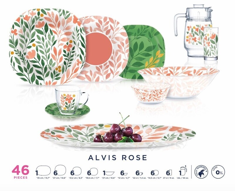 Luminarc 46Pc Dinner Set