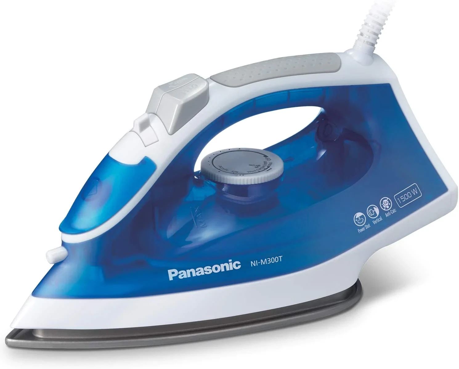 PANASONIC Steam Iron-2320W Steam Iron With Titanium Coating &amp; 3 Pin Plug E510T