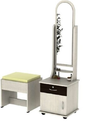 Concept dressing table with stool white ASH#PD001