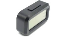 Digital Alarm Clock 12/24hr, Brightness Control, Snooze Button, Temp. Display, Black #DOL-2108-BK