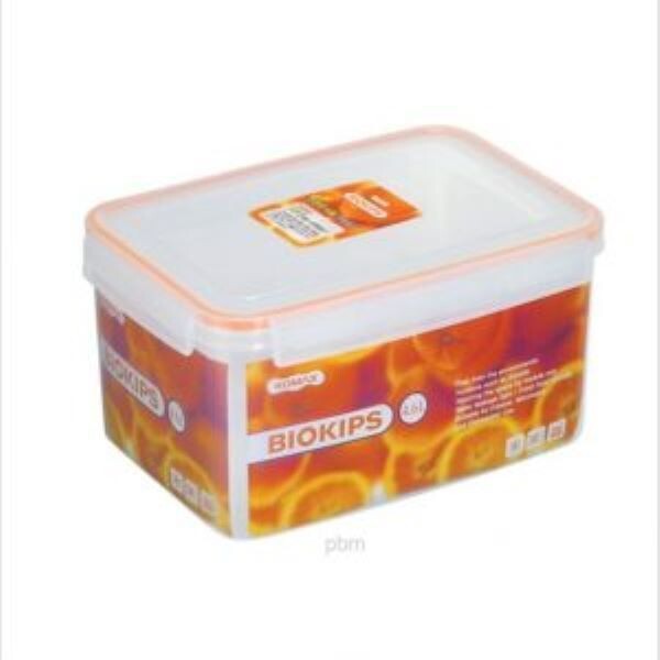 BIOKIPS Plastic food container 4.6L 260x185x110(H)mm Polypropylene 71506