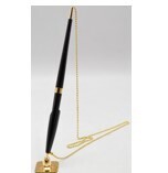 Pen holder &amp; pen with golden chain 1 in polybag P-9A