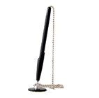 Pen stand with 24" steel chain1 on card P-25
