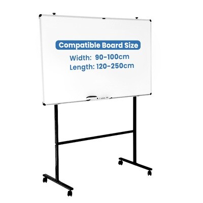 DELI E7870 4FT X 3 FT Whiteboard Stand with Wheels