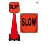 Road Warning sign "Slow" Size:9"X11"X2Mm SE5341