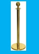 Crowd control Golden Pole With Crown, With Base And Its Cap GPCR POLE