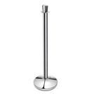 Stanchion Queue Divider Pole With Base Silver, Height 95cm (Model KL-07-SV)
