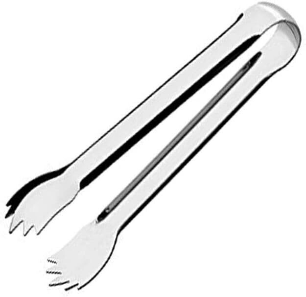 Tramontina  Stainless Steel Utility Tongs, 19 × 4.7 × 2.8 cm
 Multi-Use, Mirror Finish Stainless Steel #63800/645