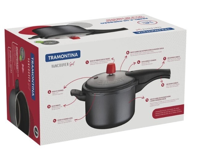 Tramontina Vancouver SPOT Pressure Cooker 4.5L 20cm 20582/720
