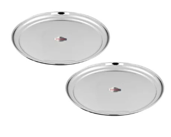 Vinod ss plain plate #11