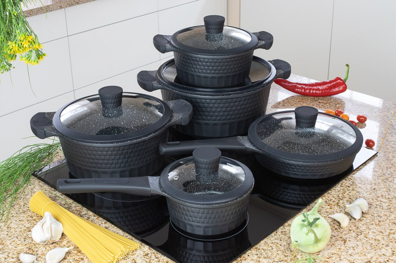 Edenberg 10 Piece Non Stick Cookware set EB-9186