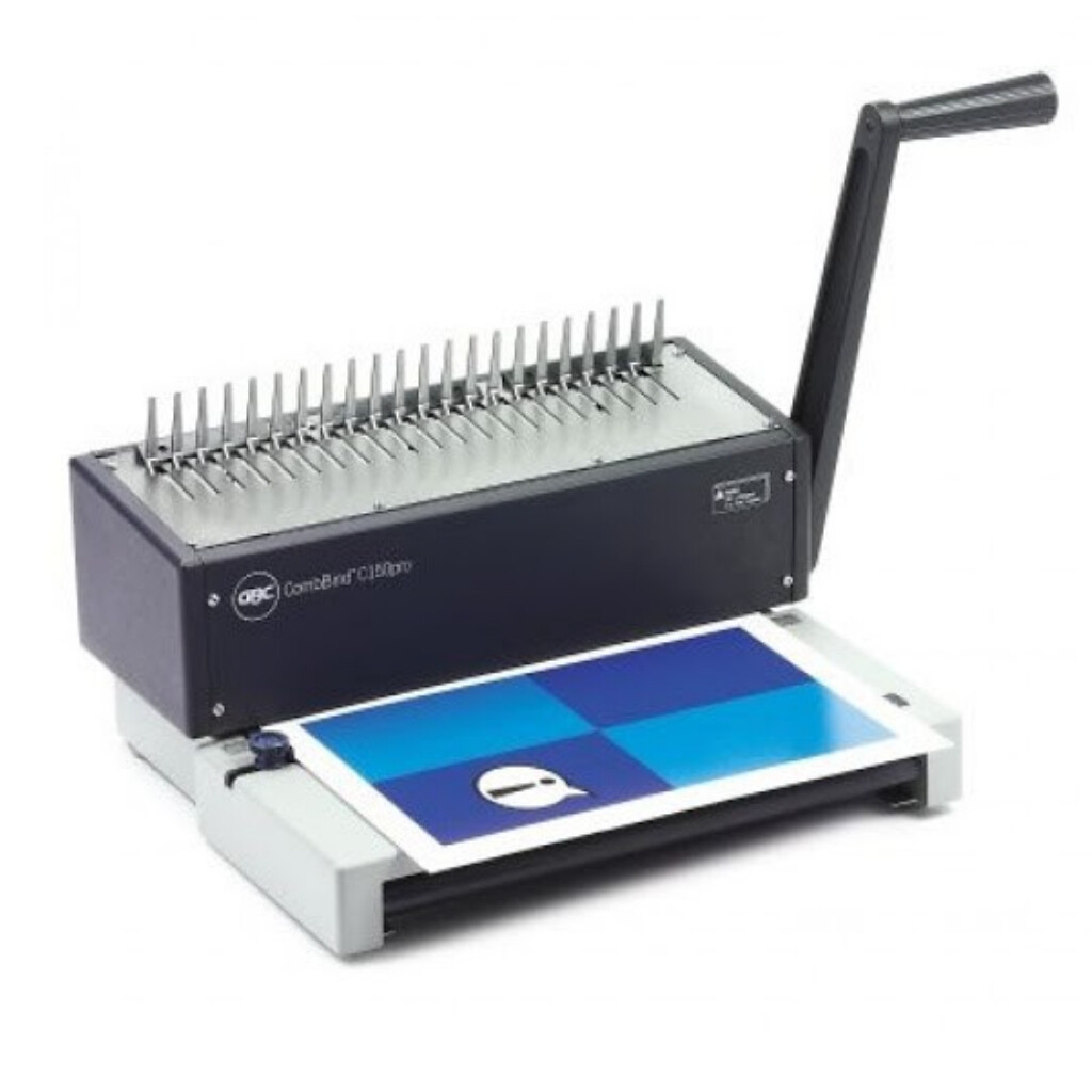 LEITZ GBC COMBBIND C150PRO Binding Machine - Heavy-Duty Metal Construction for Professional Document Binding