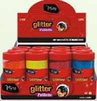 Glitter Powder 4OZ Neon Colors 6pcs Colorful Glitter for Decoration #MTJF-4OZ12BX2