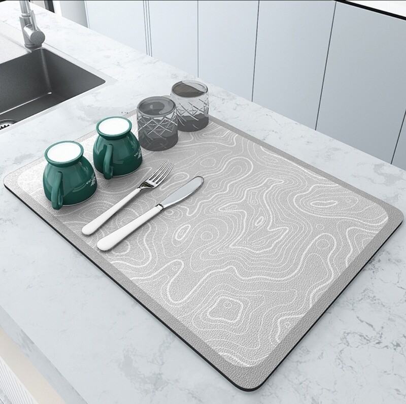 Absorbent Dish Drain mat 30x40cm