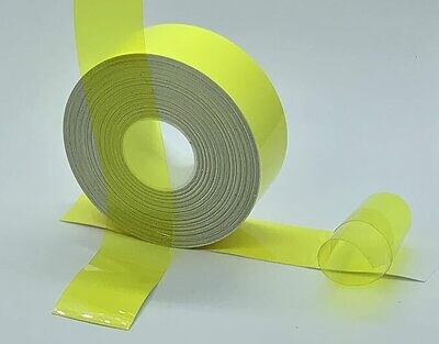 PVC reflective tape yellow 2.5cmx50m non stick type SE2055 NON STICK
