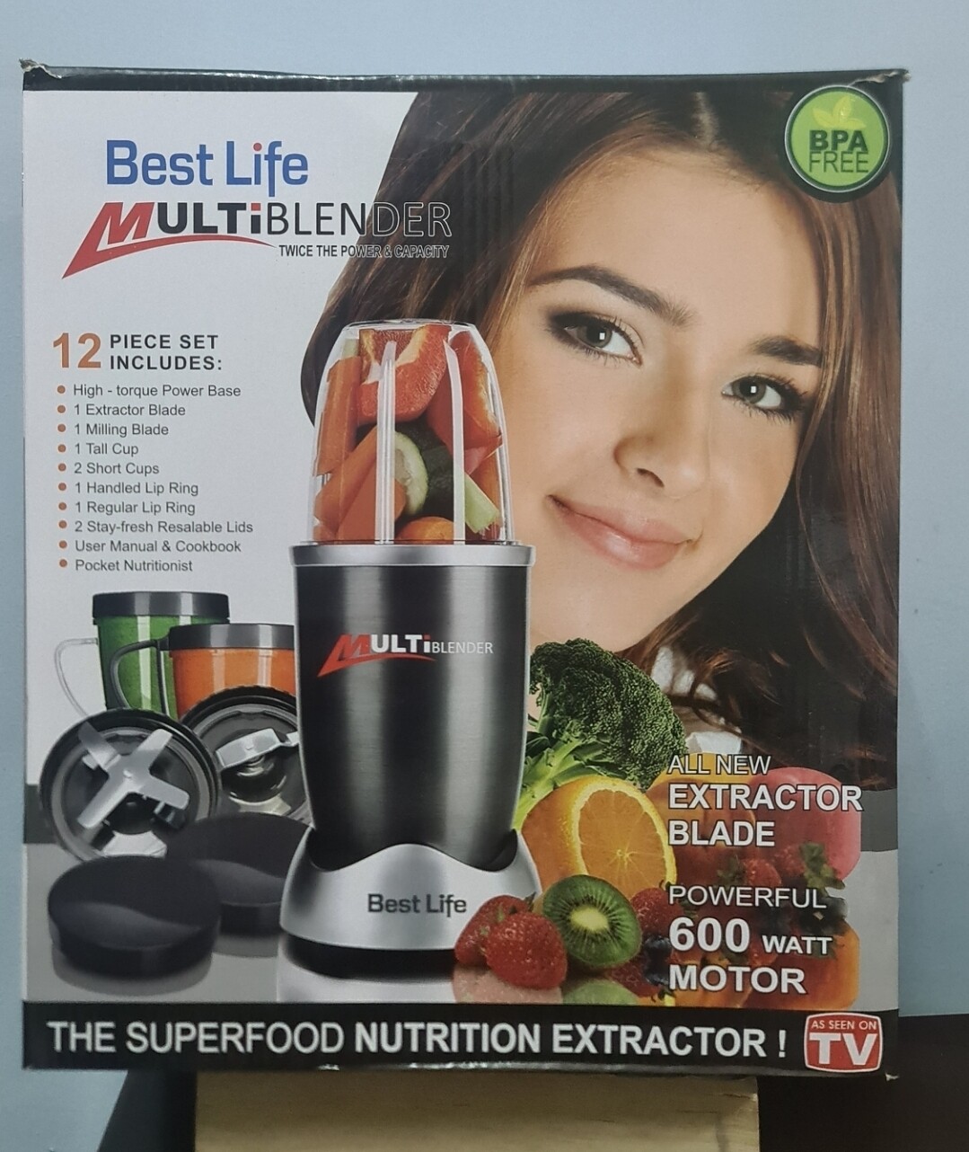 Superfood Powerful Nutrition extractor 600W Nutri blender 12pcs set BestLife