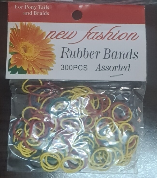 Coloured rubber bands 300pcs #111456