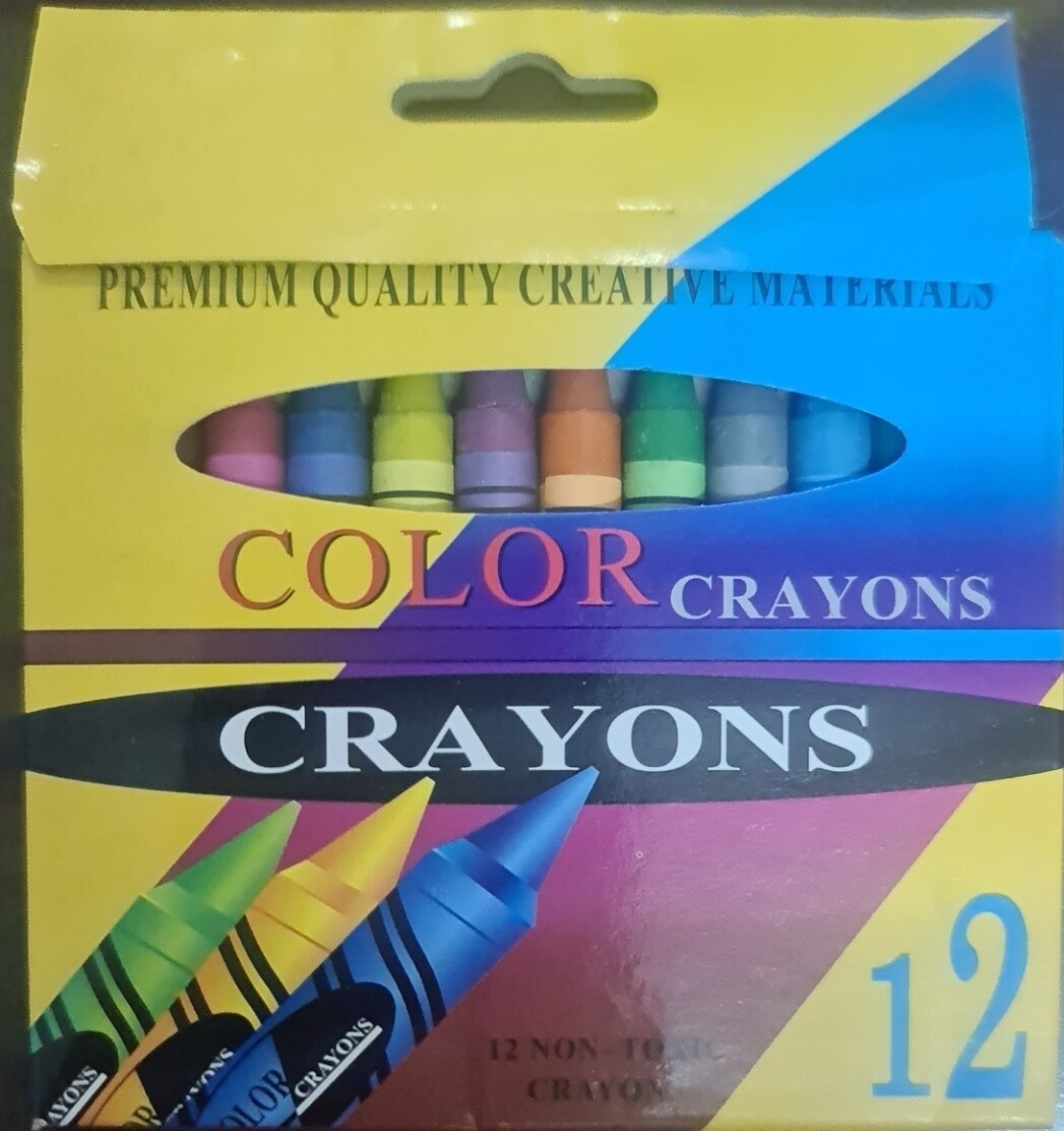 Premium quality crayons 12pcs