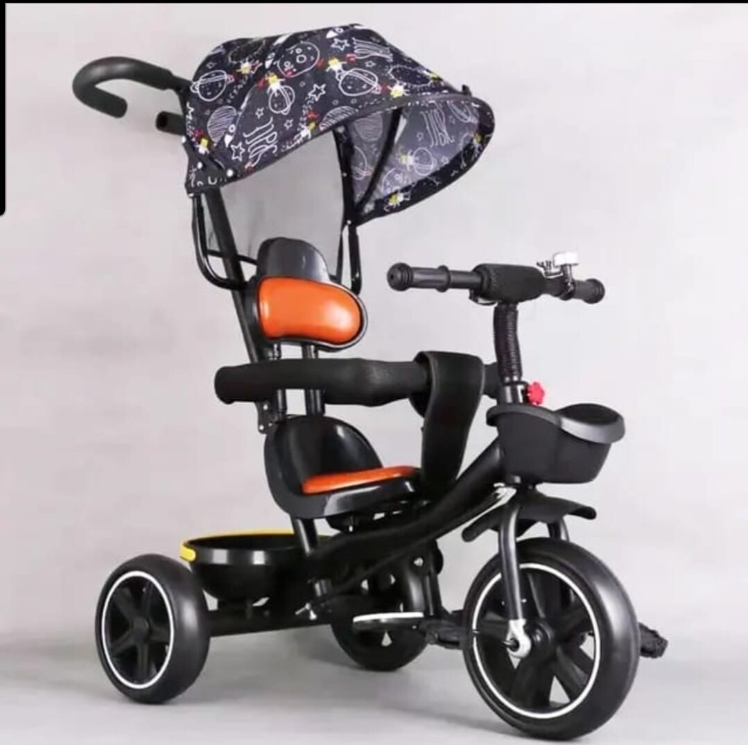 Children Tricycle with umbrella &amp; safety wheels