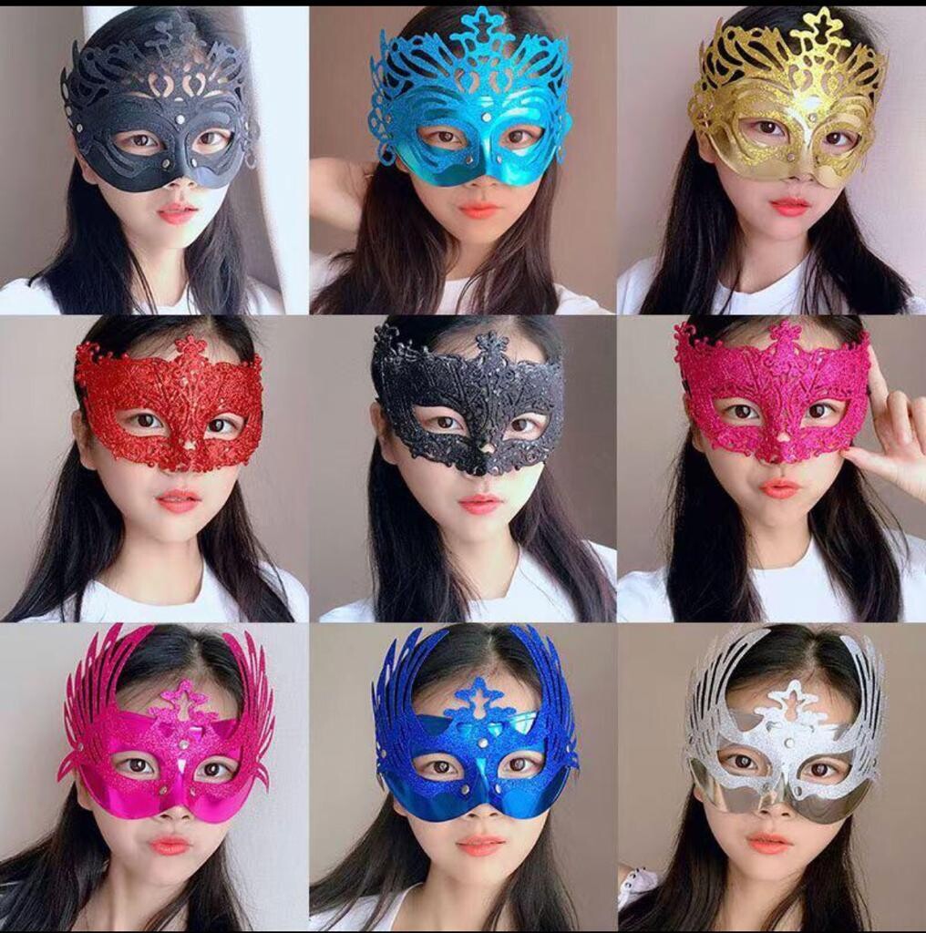 Girls Birthday party face mask Masquerade themed party