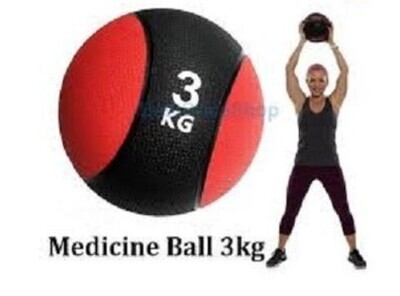 Premium 3KG Two-Tone Medicine Ball - QJ-BALL021-3KG for Effective Workouts