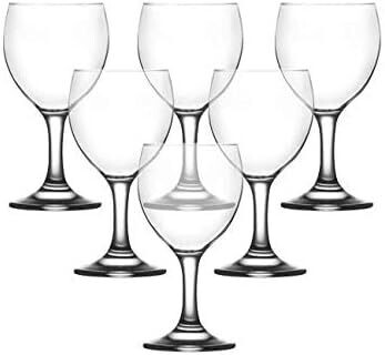 LAV Misket Wine Glass, Short Stem 3pc Set - 170ml