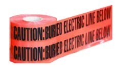 Non-Adhesive Warning Tape for Buried Electric Lines 300m: Your Essential Safety Barrier WT15CM