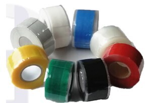 Self Fusing Silicone Tape 0.8mm Thickness, 38mm/5M, Black (Code SAT5M-BK)