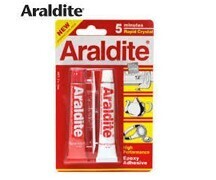 Adhesive 5 Min Rapid 2X17Ml Araldite Red
