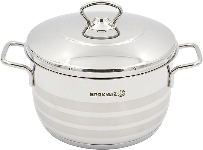 Korkmaz Astra Stainless steel Casserole 26x15 cm / 8.0 L A1908