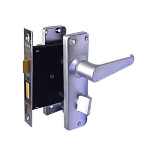 Union 2 Lever Bathroom Lock with Aluminium Martin Handle  66/94