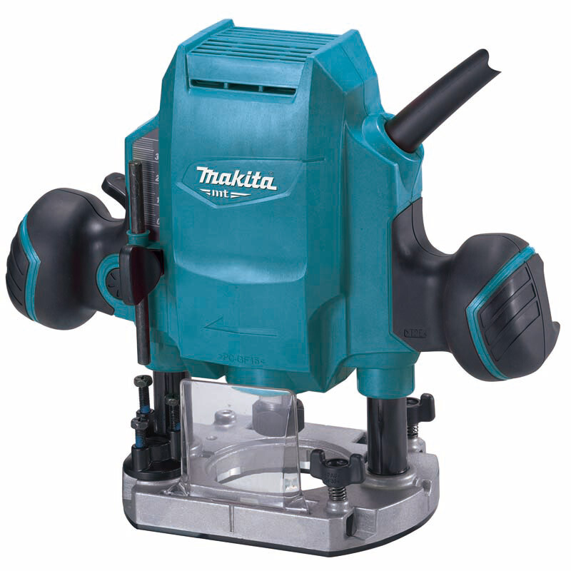 Makita 6 mm, 8 mm, 1/4″, 3/8″ 900 W Plunge Router