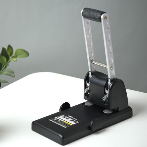 DELI Paper Punch Expert Heavy-Duty Punch - Punches up to 100 Sheets #E0130