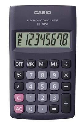 HL-820LV-BK-W Casio Calculator Portable travel calculator