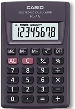 HL-4A-W Casio Calculator