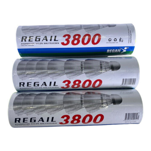 Regail M-3800 Badminton Birdies 6 Pack Shuttlecock X3 (2 New Sealed, 1 Open Box)