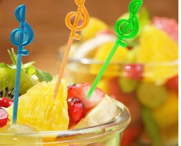 Playing Card Shapes Plastic Cocktail Fork - Per Bag of 50 PCS