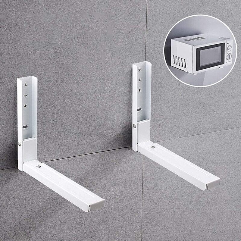 EBCO 2 Pieces Microwave Bracket Wall Maximize Your Kitchen Space with Convenience and