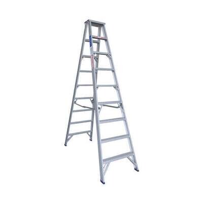 STL9 Aluminum Frame Standing Step Ladder - 9Steps