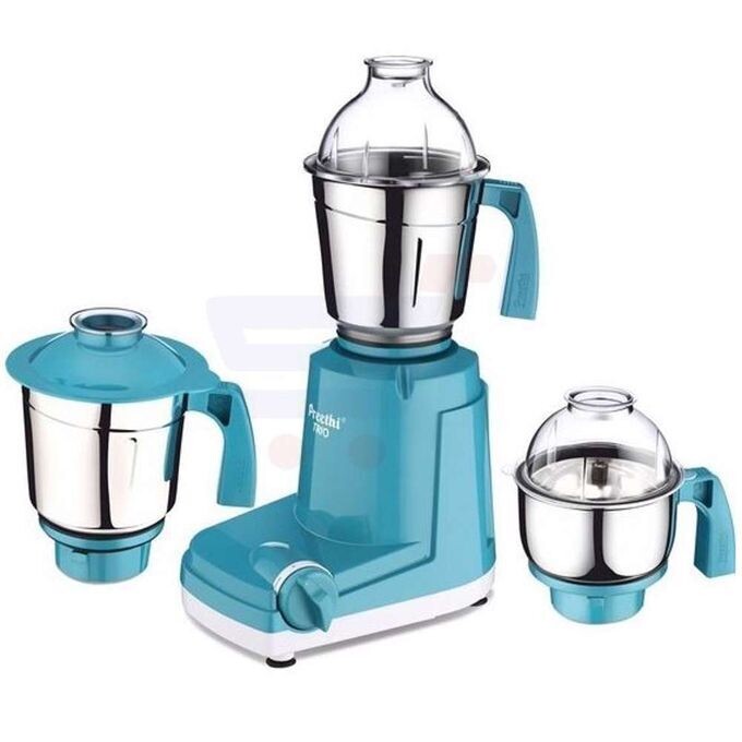 Preethi Mixer Grinder MG182/05 - Trio Mixer with Colorful Jars