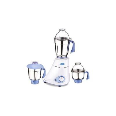Preethi Blue Leaf Silver Stand Mixer MG-193/02 - Powerful Electric Mixer Grinder
