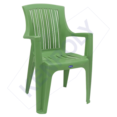 Kenpoly Plastic Chair 2016 High Back - Ergonomic Comfort and Style Green