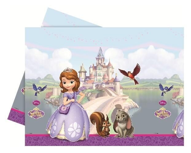 Sofia the First Cartoon Tablecloth Cake Table Decoration